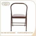 QTZD-001 wholesale cheap brown metal folding yoga chair